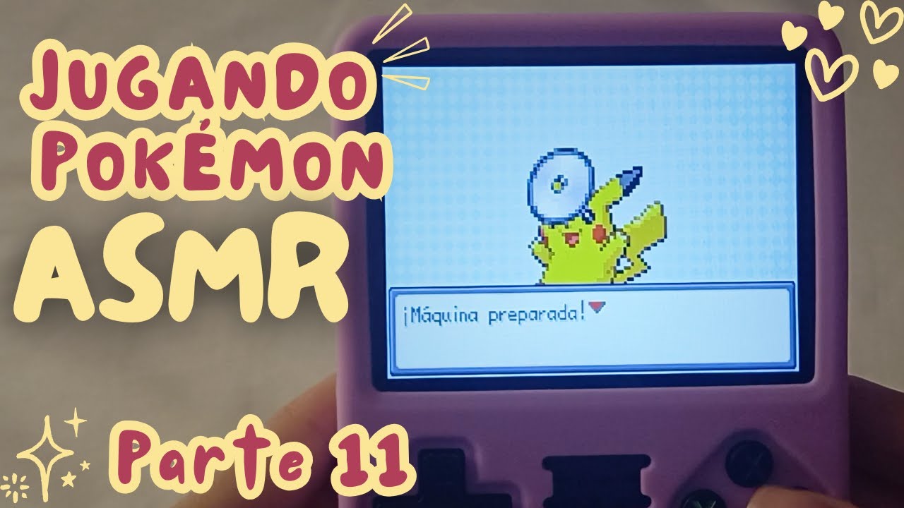 ASMR Pokémon Rojo Fuego 🎮| Consiguiendo Destello y Subiendo de Nivel ✨