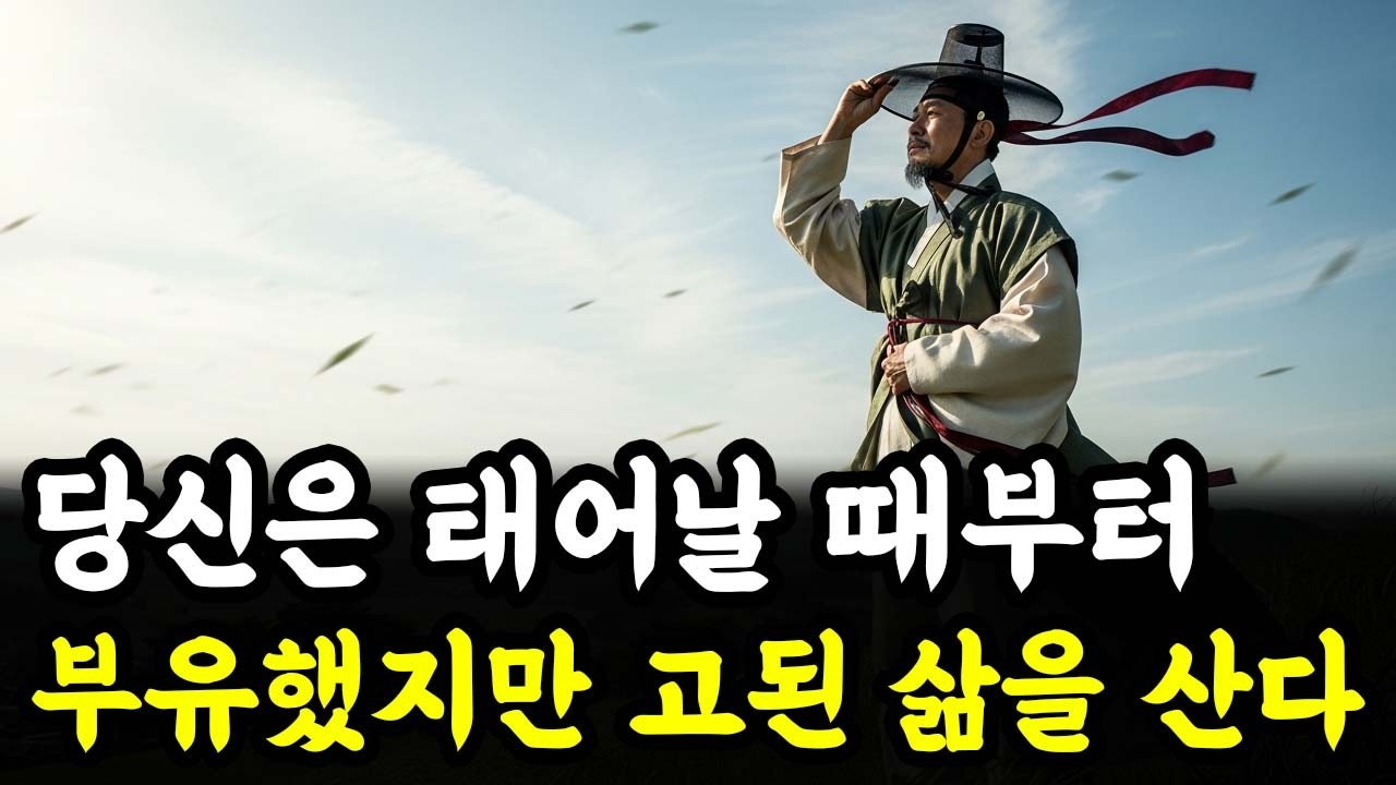 당신은 태어날 때부터 부유했지만, 고된 삶을 산다 | 인생 철학 | 고인의 가르침