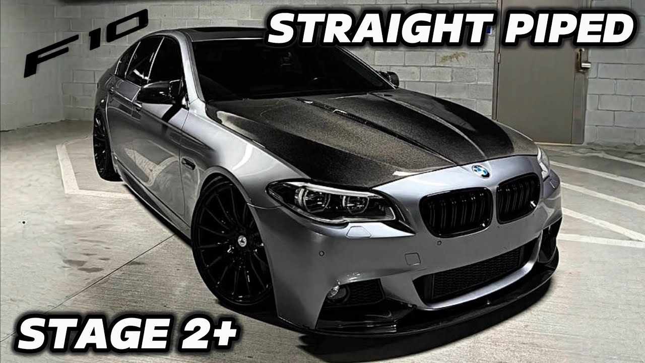TUNED BMW F10 535i SCREAMING THROUGH TOWN LATE NIGHT POV (LOUDEST N55 EXHAUST)