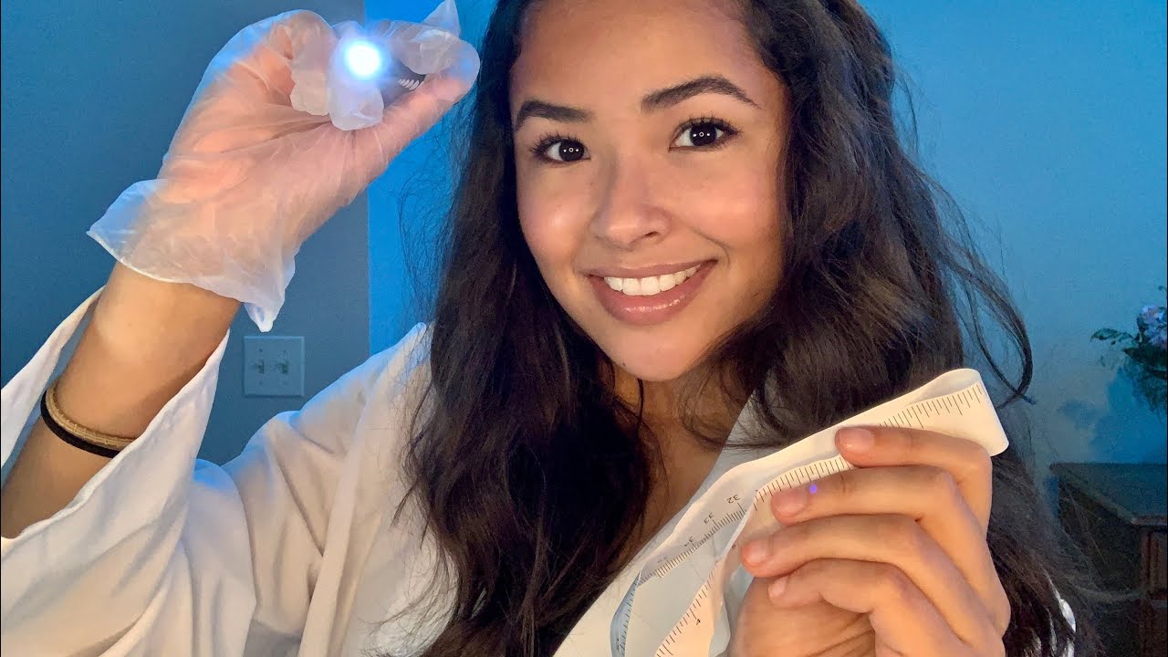 ASMR | FAST & AGGRESSIVE EYE EXAM (soft-spoken roleplay)