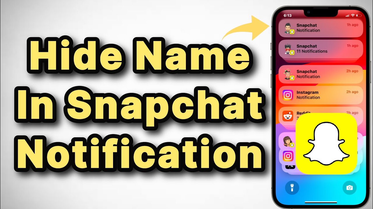 Как скрыть имена в уведомлениях Snapchat на iPhone