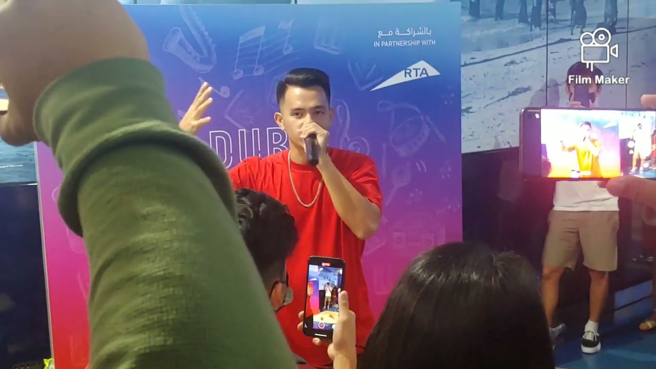 BeatBoxer Neil Rey Garcia Llanes of Davao City Philippines .meet  at Burjuman Metro Stn. Dubai Uae .