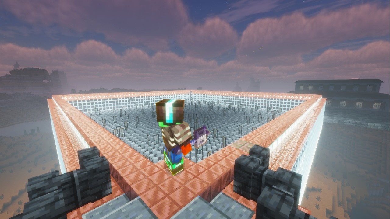 Minecraft Player vs 1000 Vindicators