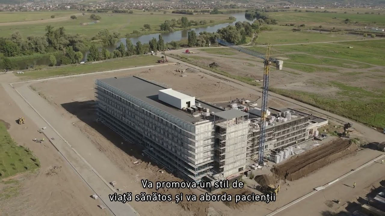 Stadiu avansat al construcției Spitalului Oncologic Medex Targu Mures