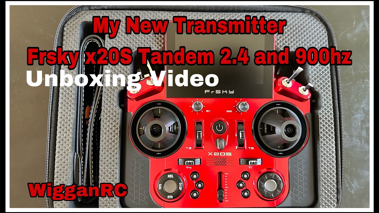 My new transmitter Frsky Tandem 2.4 & 900hz Ethos unboxing video