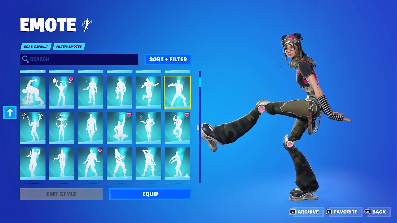 ALL FORTNITE ICON SERIES AND [NEW] TIKTOK EMOTES