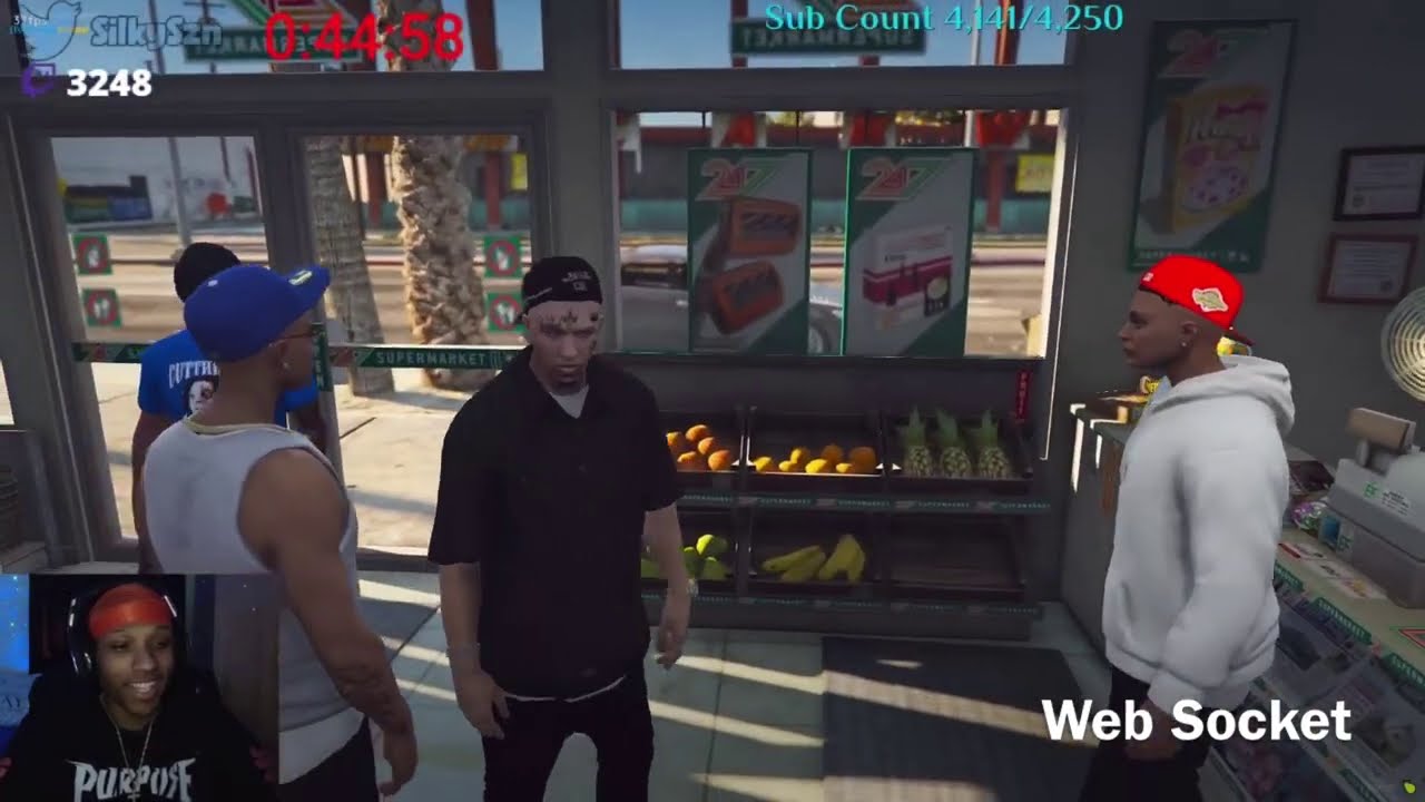 GTA RP | SILKY TROLLING CJ THE BALTIMORE DEMON! 😂 *VERY FUNNY* | YBN LOS SCANDALOUS