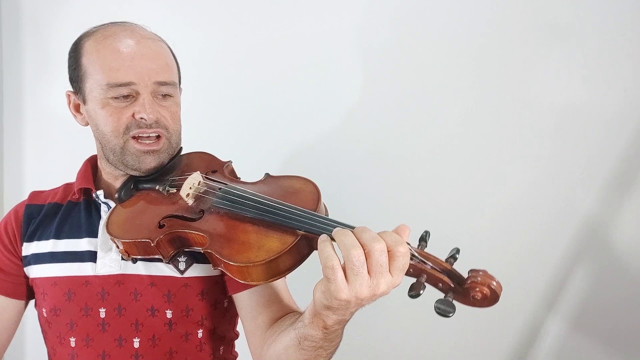 Newton Cesar - Violino - Aula - Escala de Mi Maior em Duas Oitavas