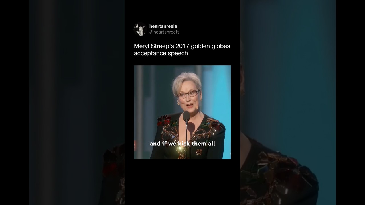 Meryl Streep’s 2017 Golden Globes Speech Still Gives Chills