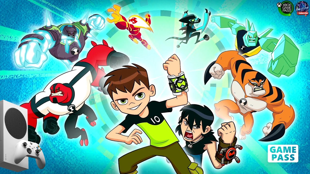 First few minutes playing BEN 10: POWER TRIP Xbox Series S XBOX GAME PASS 