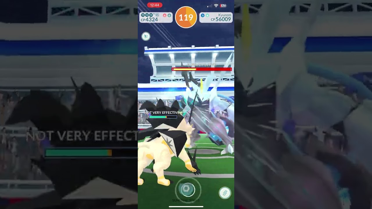 Black Kyurem Solo (Dragon Tail/Iron Head), Snow Weather