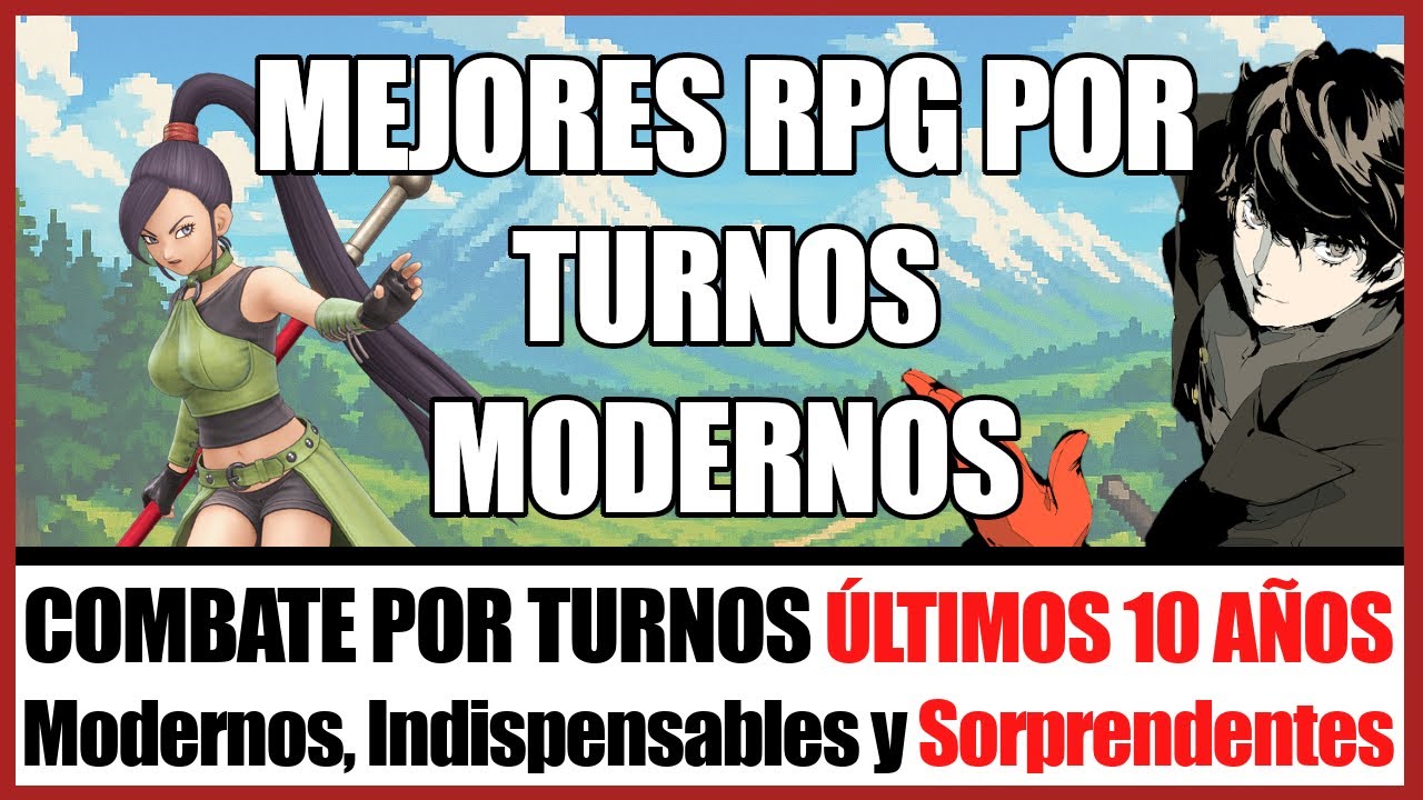 Top 10 Mejores RPG por Turnos Recientes (2015‑2025). Juegos con combate por turnos Imprescindibles.