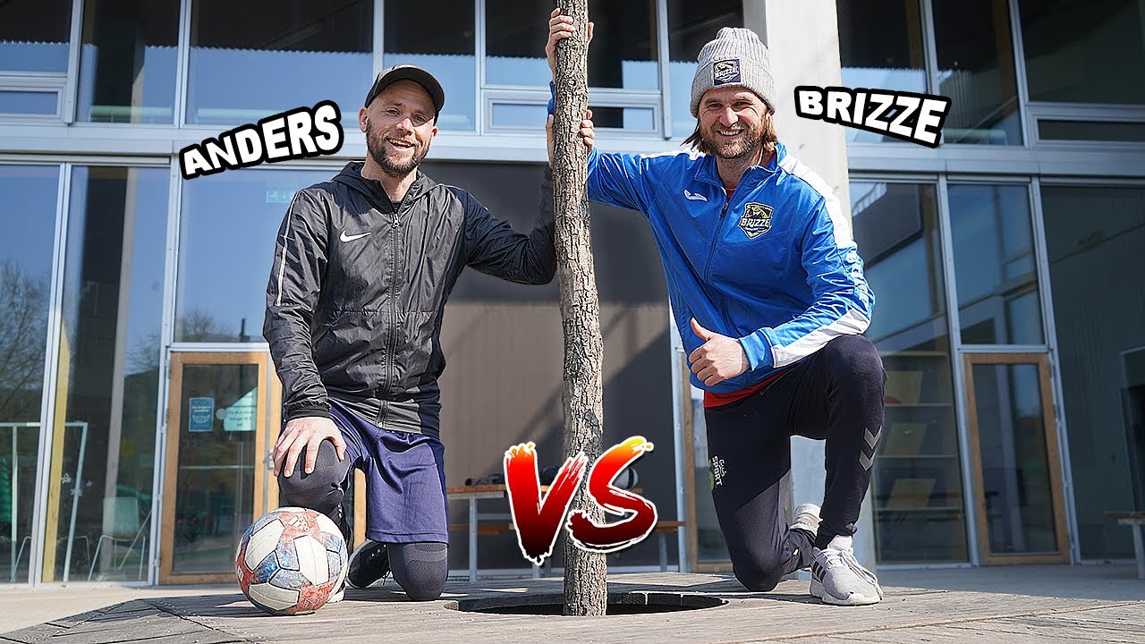 RULLENDE FODBOLDGOLF! ANDERS VS BRIZZE!