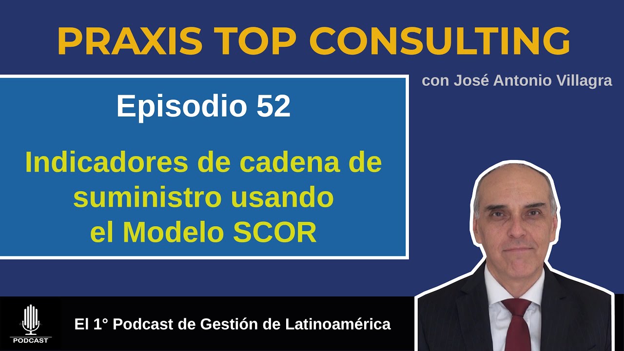 Podcast Praxis Top Consulting Ep. 52: Indicadores de cadena de suministro usando el Modelo SCOR