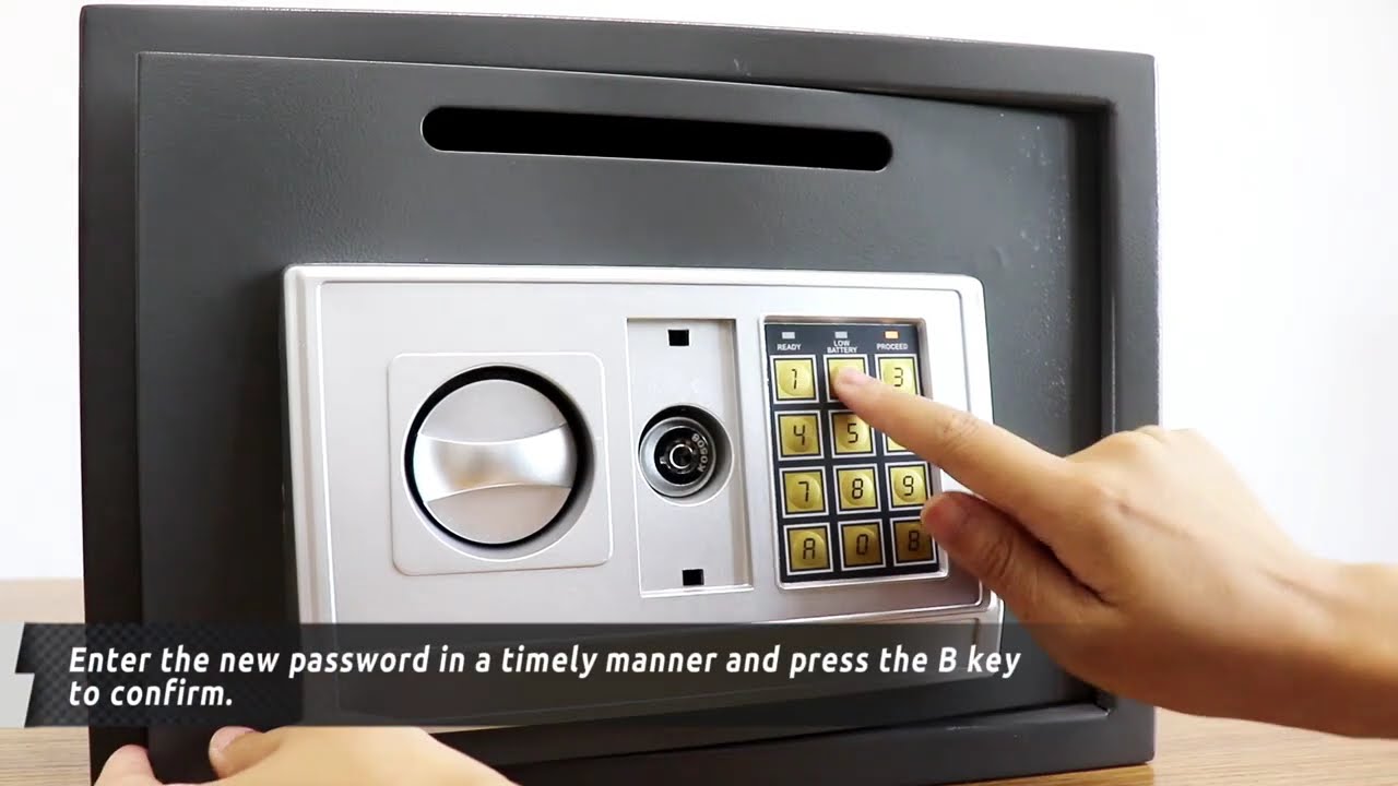 Electronic Safe Digital Security Safe with Keypad and Emergency Override Key