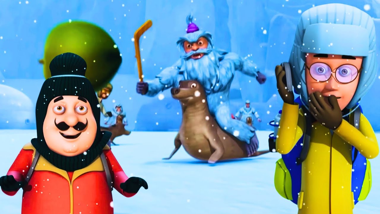বরফ, মজা আর হট্টগোলে ভরা Motu Patluর কান্ডকারখানা! | Motu Patlu The Invisible Plane