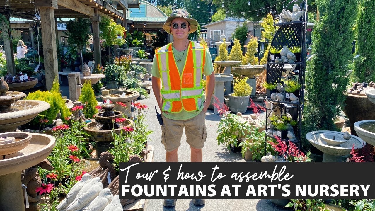 TOUR: NEW FOUNTAINS AT ART'S NURSERY