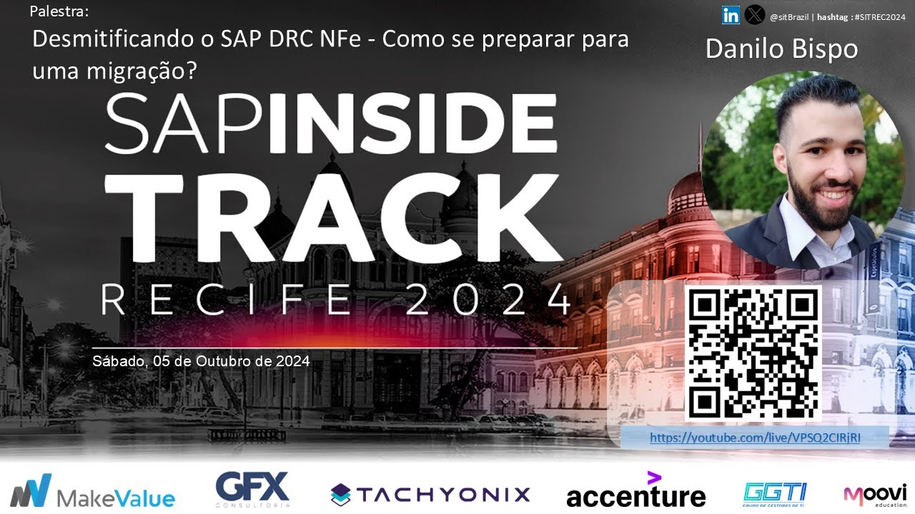 🎤 7ª Palestra: Desmitificando o SAP DRC NFe - Como se preparar para uma migração?
