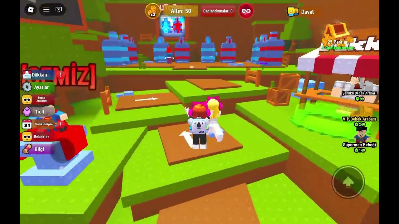 Duruslaaa bebek vs Evbeyin oynadık @Robloxduruyum 