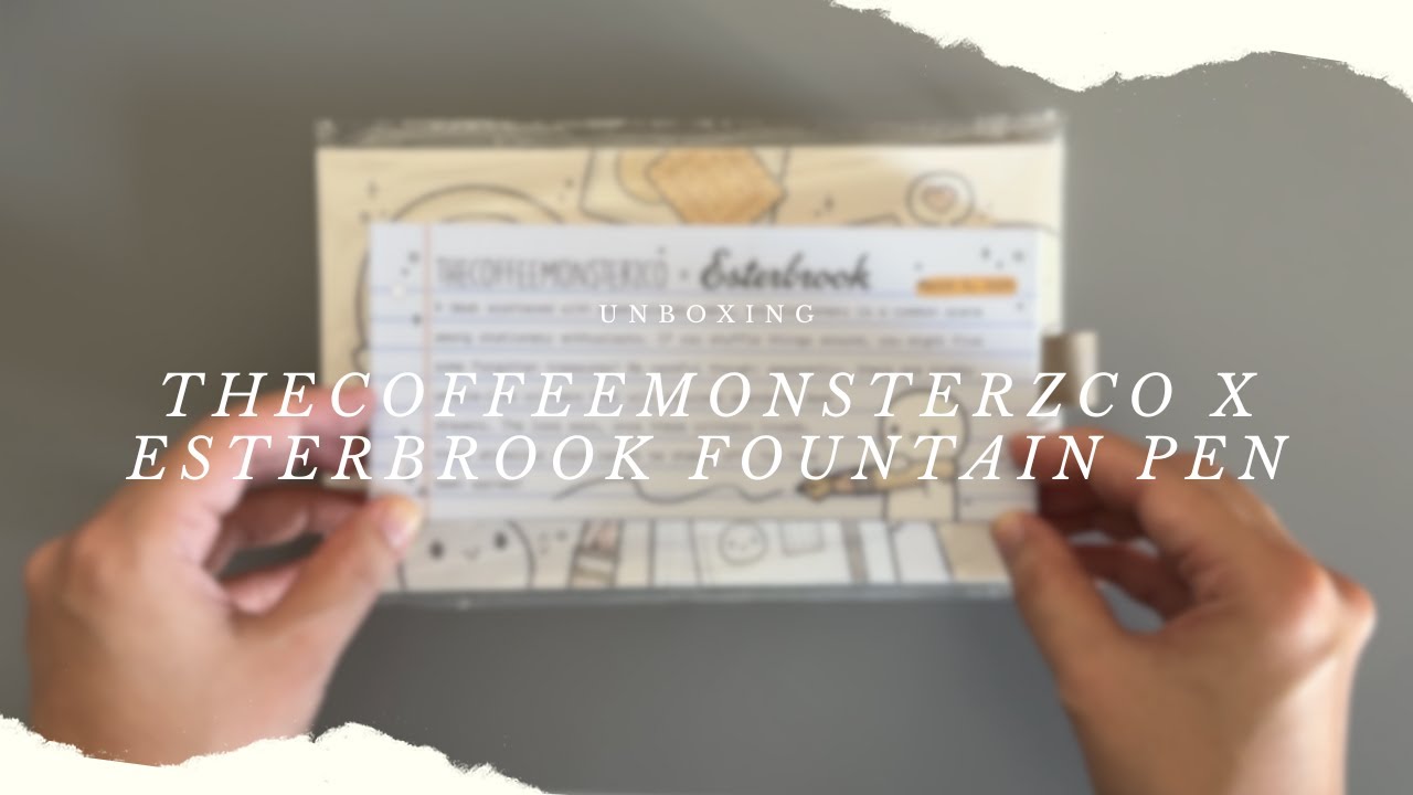 TheCoffeeMonsterzCO x Esterbrook Fountain Pen Unboxing | boots & berry