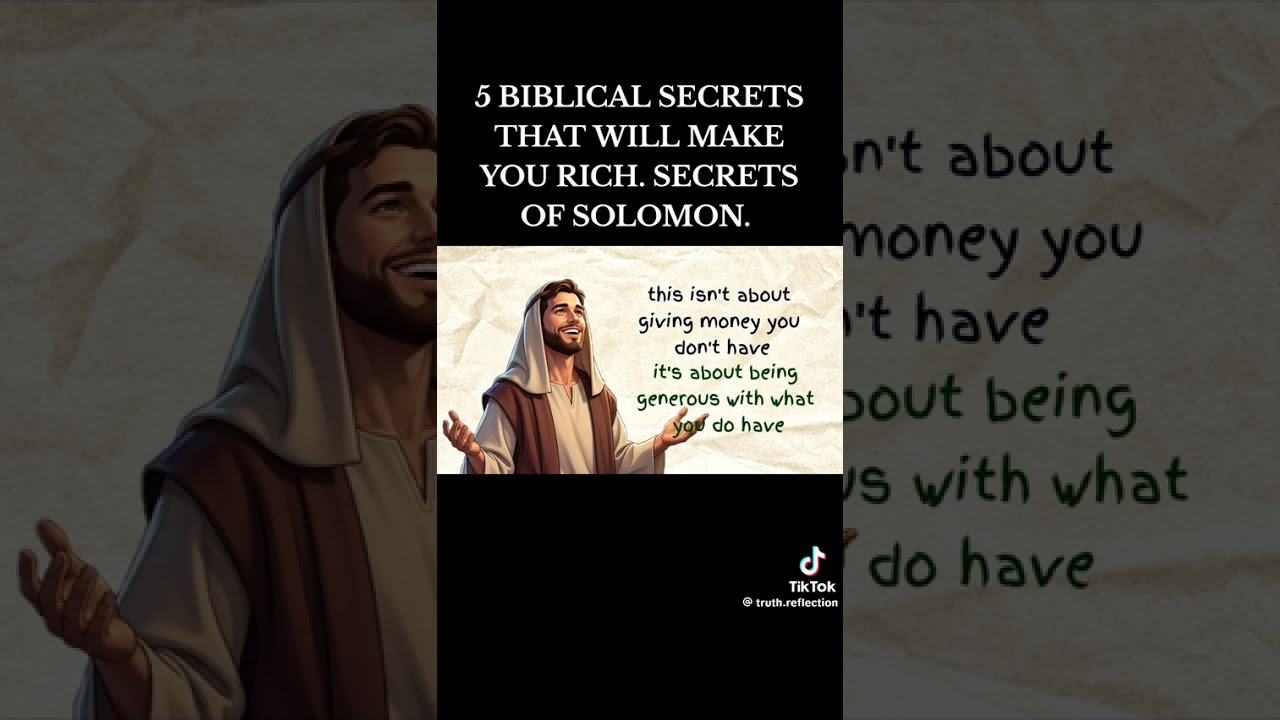 &ldquo;5 Biblical Wealth Secrets of King Solomon | God&rsquo;s Formula for Prosperity & Success&rdquo;