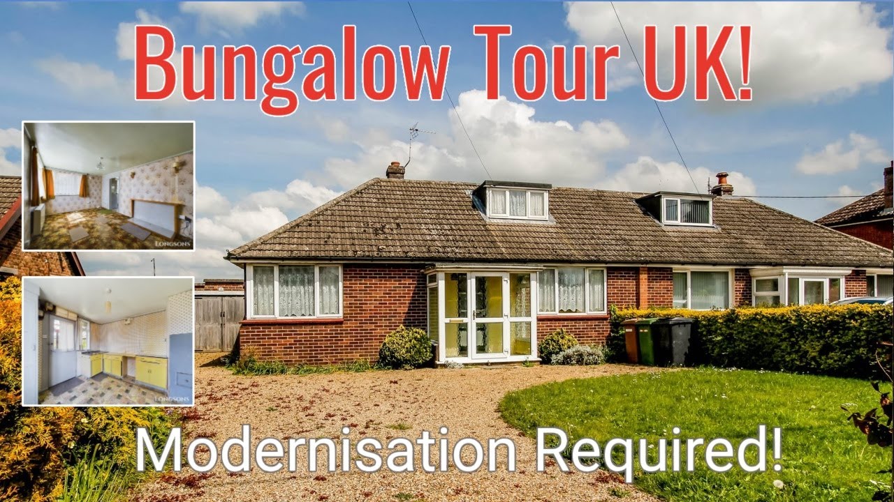 BUNGALOW TOUR UK Heaps of Potential! For Sale £200,000 Watton, Norfolk Longsons Estate Agents.