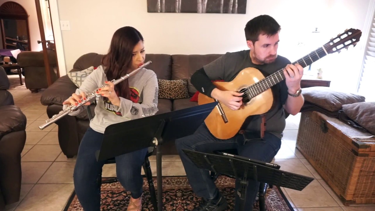 JURASSIC PARK on flute and guitar
