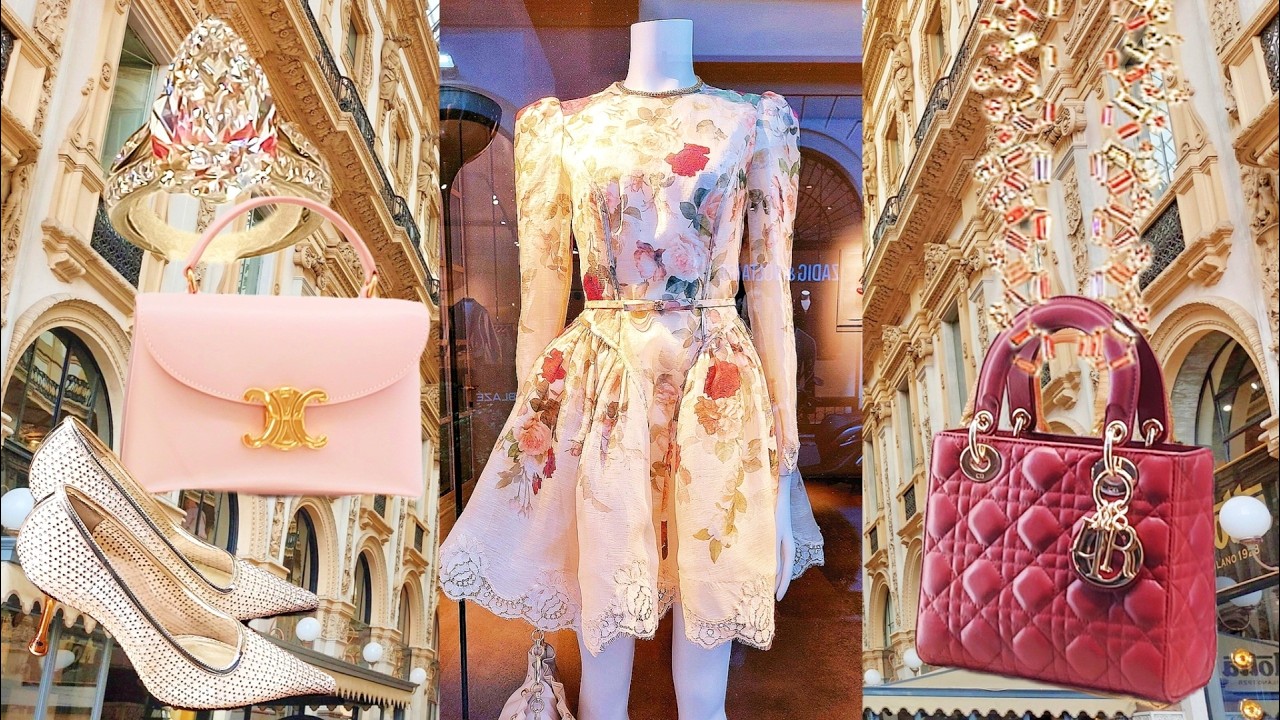 DIOR, CARTIER, JIMMY CHOO, CELINE, MAX MARA... Luxury Shopping in Milan Vlog 2025.