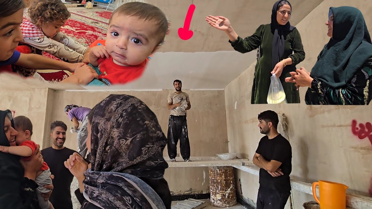 🏡 Rural Life Challenges: House Painting Begins, Narges&rsquo; Mother Visits & Hamid Keeps Building! 👷&zwj;♂️