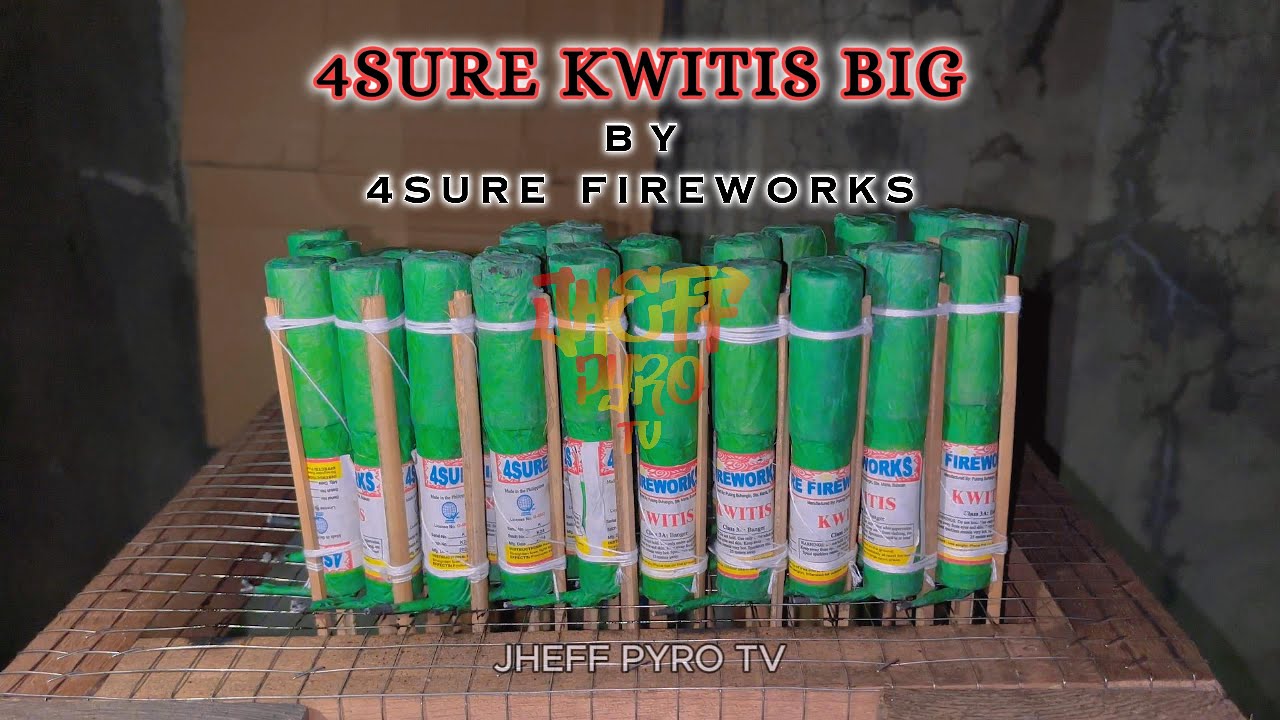 4 Sure Kwitis Big Testfire #kwitis #fireworks #firecracker #pyro #diwali #paputok #barrage #trending