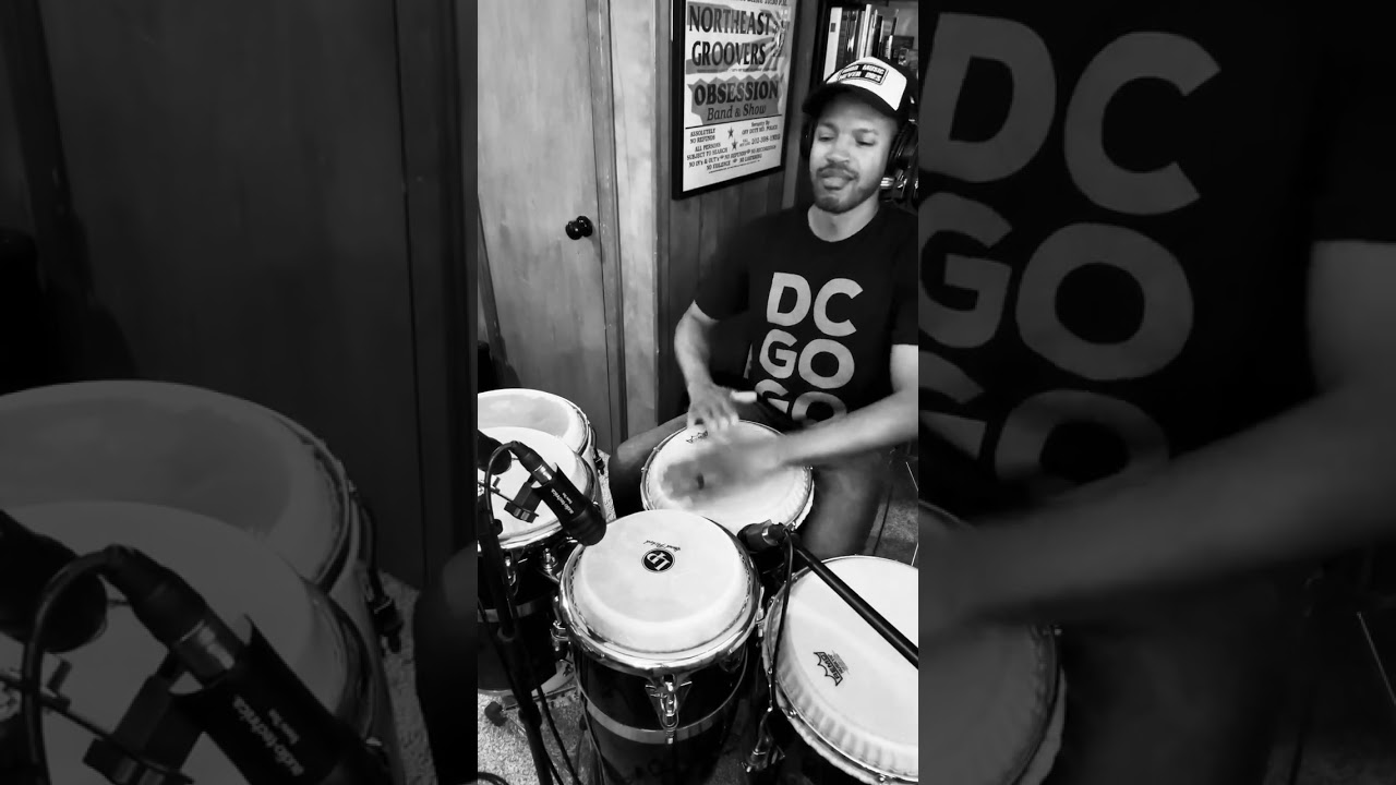 Go-Go Swing Pocket Beat Conga Solo w/ 5 Congas #dcgogo #gogomusic #thegogobeat #congas