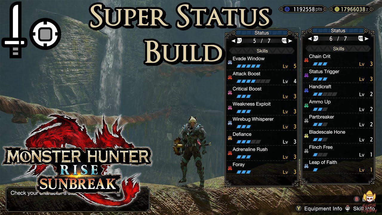 Monster Hunter Rise: Sunbreak &mdash; Супер-статус: Постоянное отравление, паралич или сон
