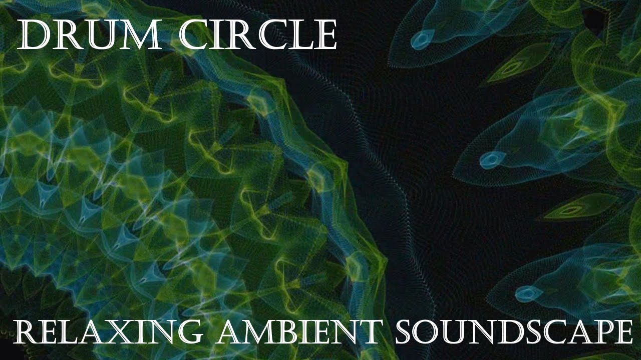 Relaxing Musical Soundscape - Drum Circle - Layered Tribal Drumming/Ringing/Drones - Mysterious