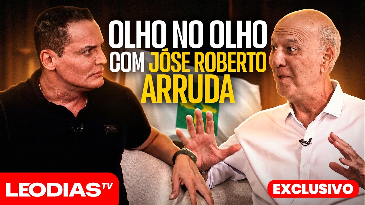 Inelegibilidade, prisão e pré-candidatura JOSE ROBERTO ARRUDA olho no olho com LEO DIAS | LeoDias TV