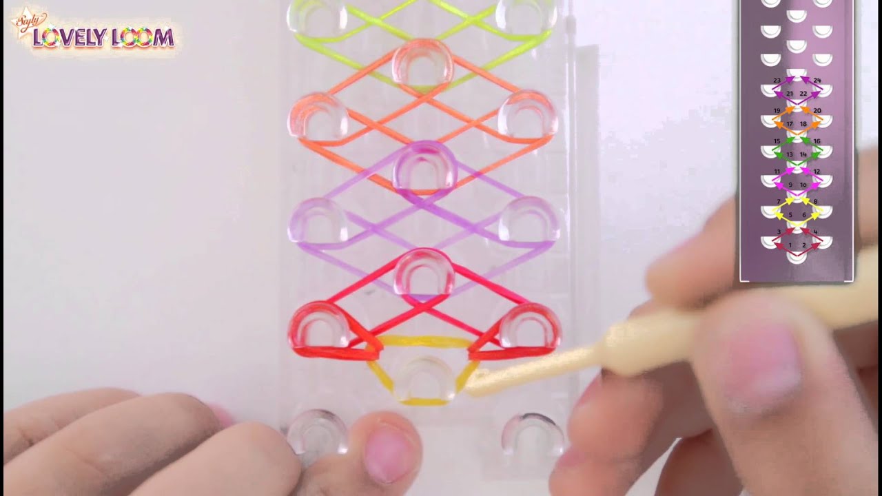 Ravensburger So Styly: Lovely Loom - Tęczowa bransoletka