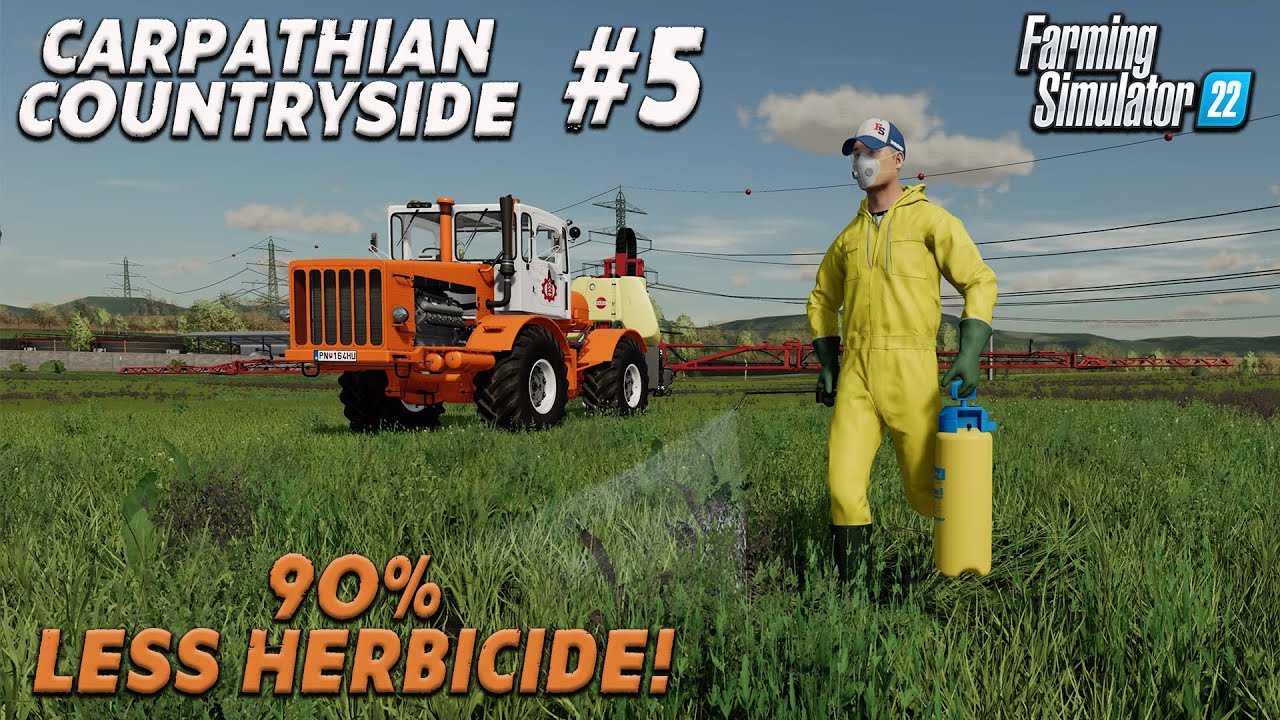 CARPATHIAN COUNTRYSIDE | FS22 | #5 | 90% LESS HERBICIDE! | Farming Simulator 22 PS5 Let’s Play.