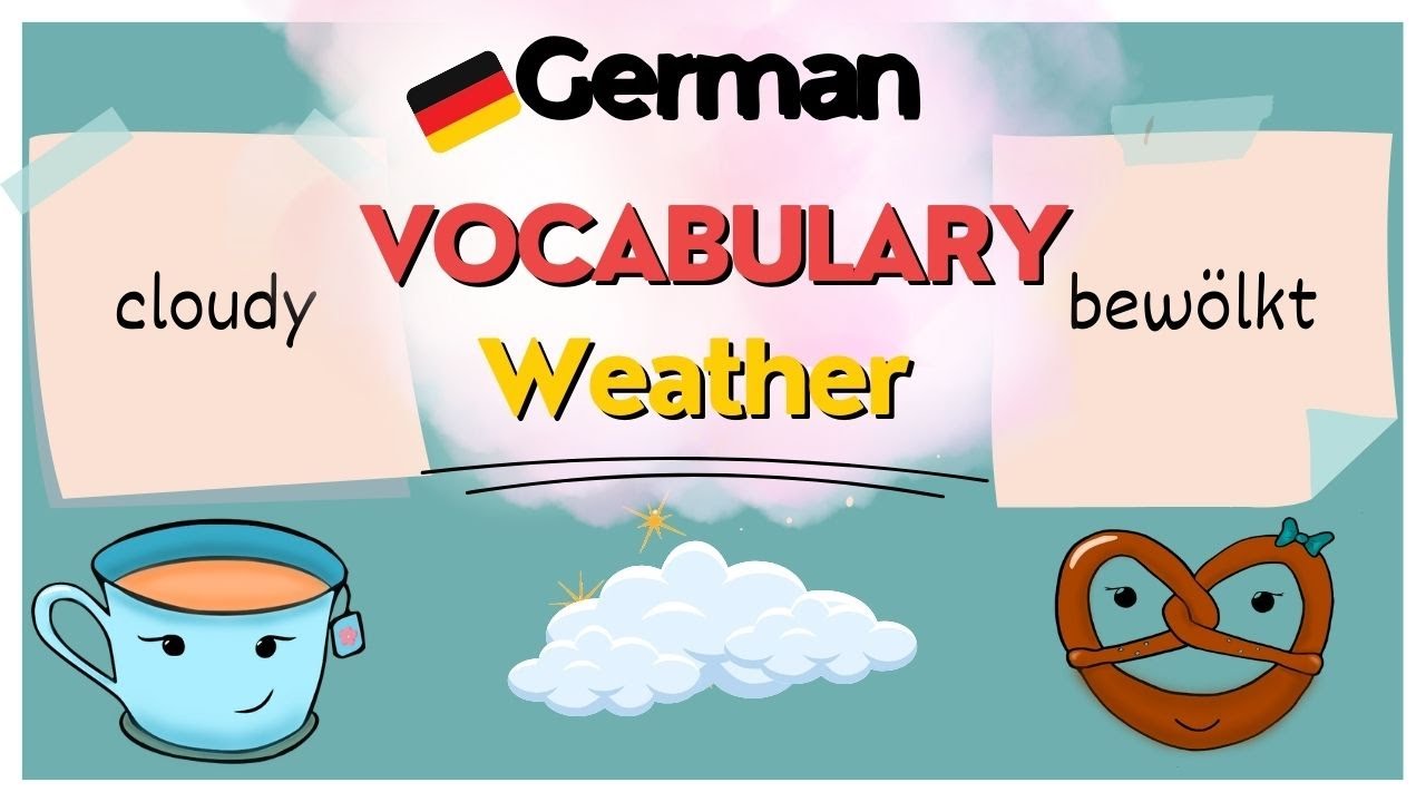 German Vocabulary | All the words for the Weather | Learn German