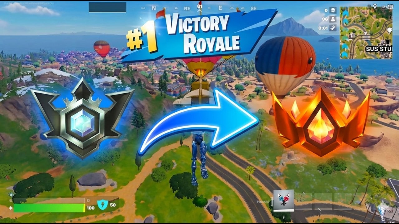 Fortnite Solo Ranked Zero Build | Playing Fortnite Until I get Unreal Rank