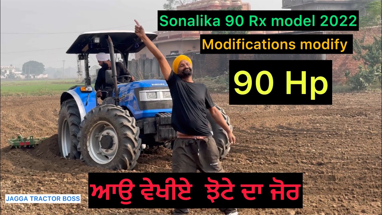 Sonalika Rx 90 4x4 Engine Turbo Diesel pump modify modifications 90 Hp