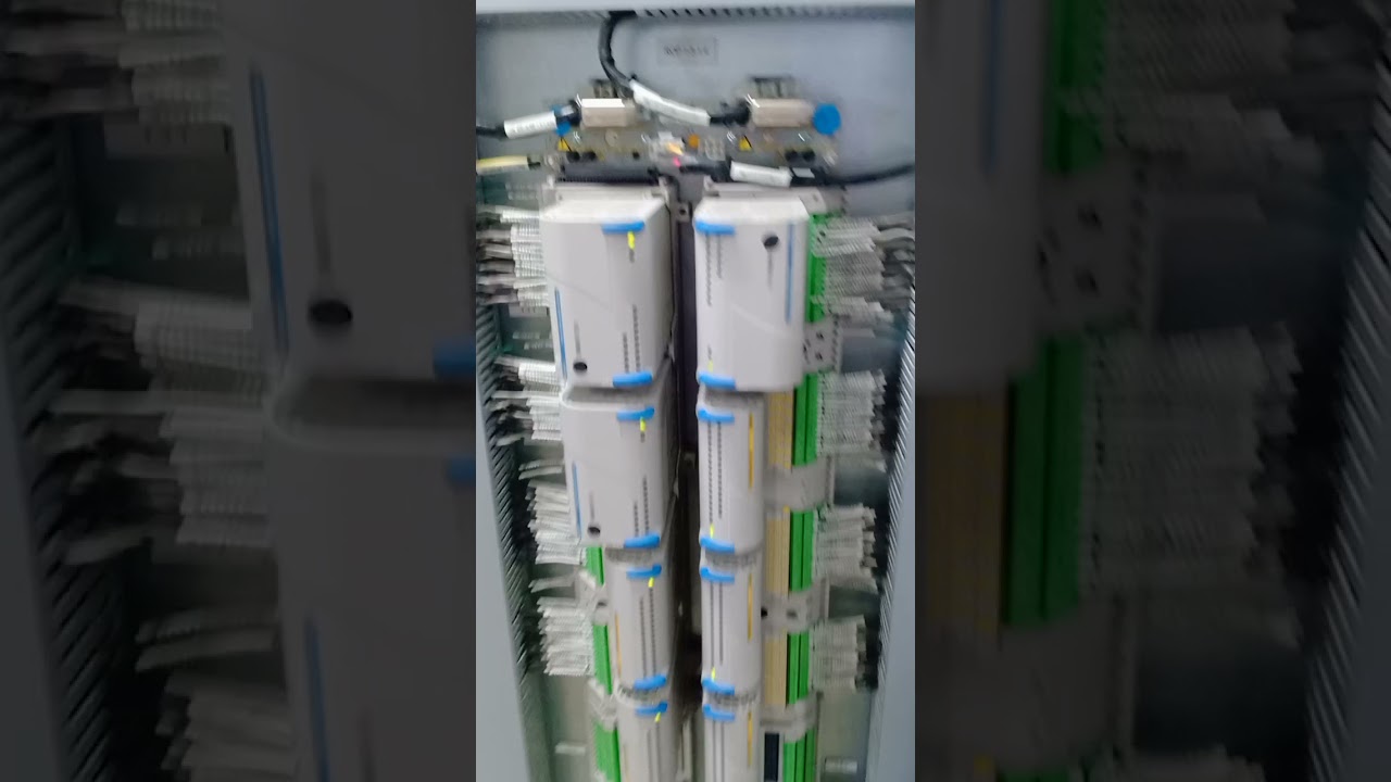 Configuration of DCS controller cabinet ( Ovation )inside Emerson Factory.