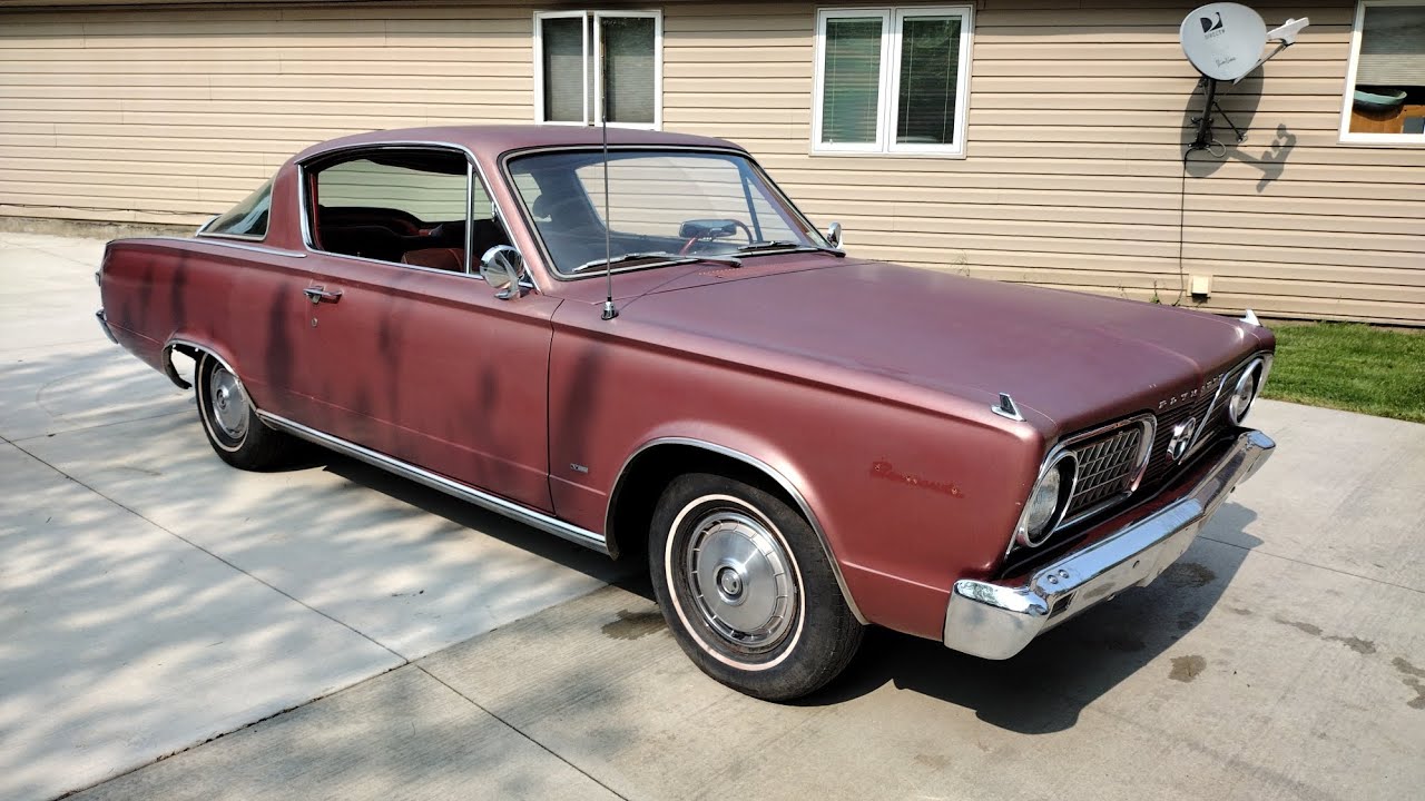 1966 Plymouth Barracuda project car runs
