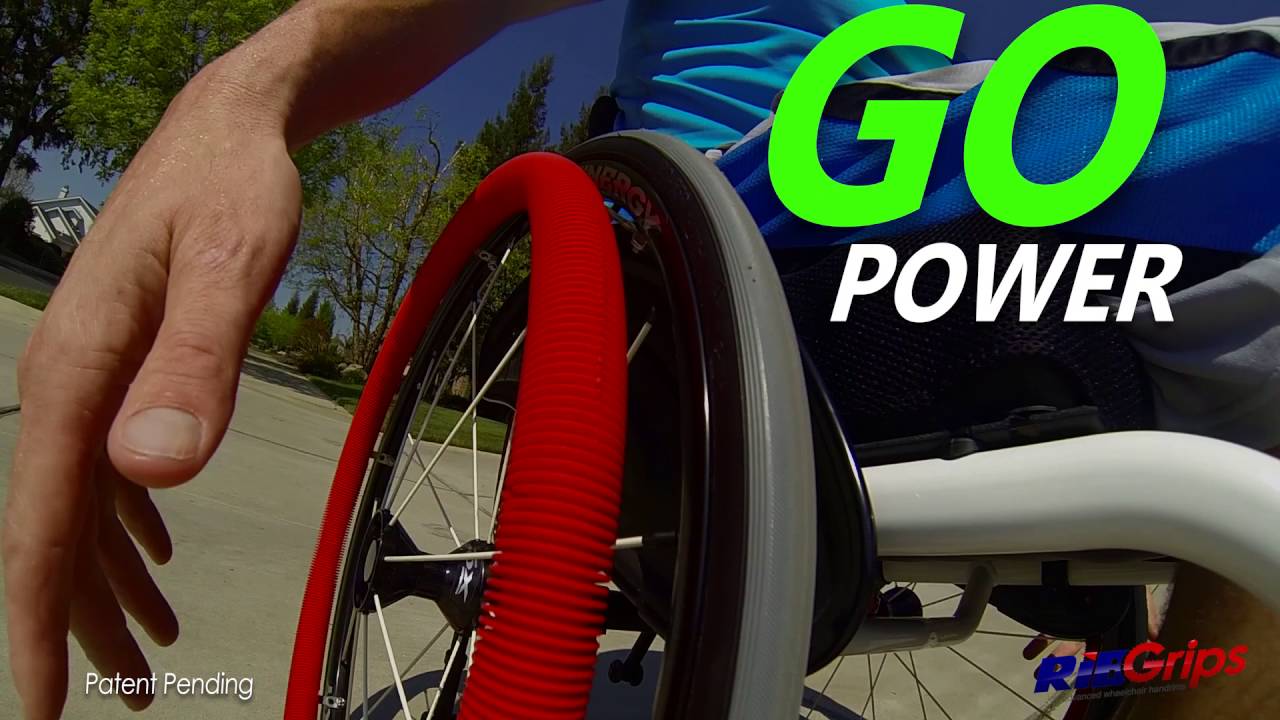 RibGrips Wheelchair Handrim Covers - Game Changing Grips