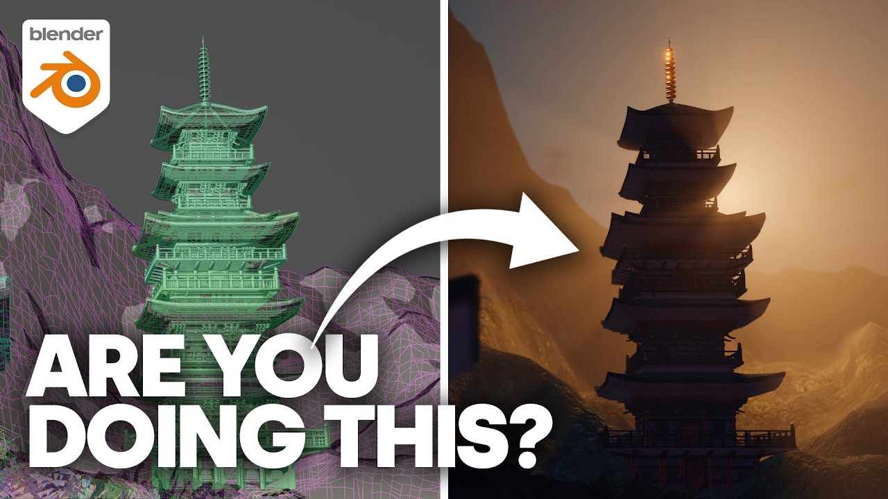 ⚠️ Work 10X FASTER in Blender With These Speed Hacks!!