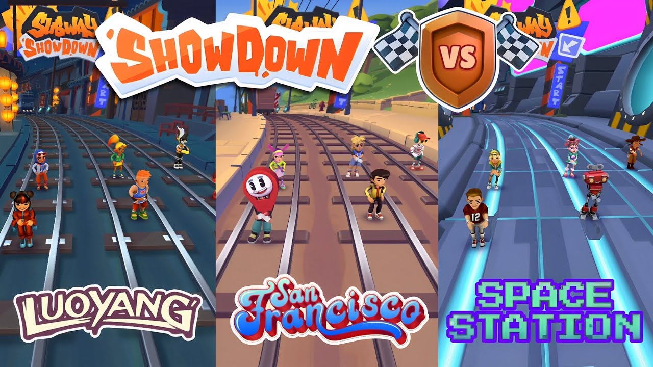 🏁 SHOWDOWN VERSUS RACER Luoyang 🆚 San Francisco 🆚 Space Station 💥 | Subway Surfers 3.48.5