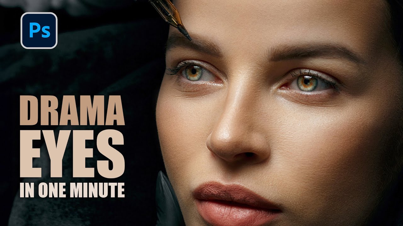 Dramatic Eyes in One Minute in Photoshop