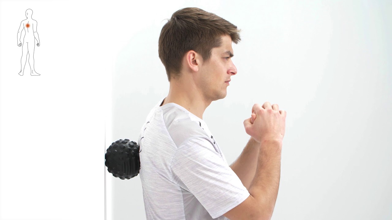 Grosse balle de massage : auto massage du dos // Aptonia Decathlon