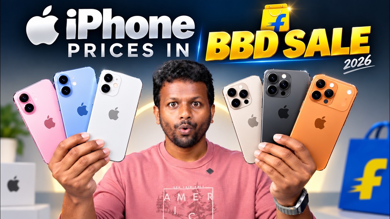 BIGGEST iPhone Deals 🔥 Big Billion Days Sale 2026 🔥 iPhone 15, 16 & 17 Prices + Card Offers