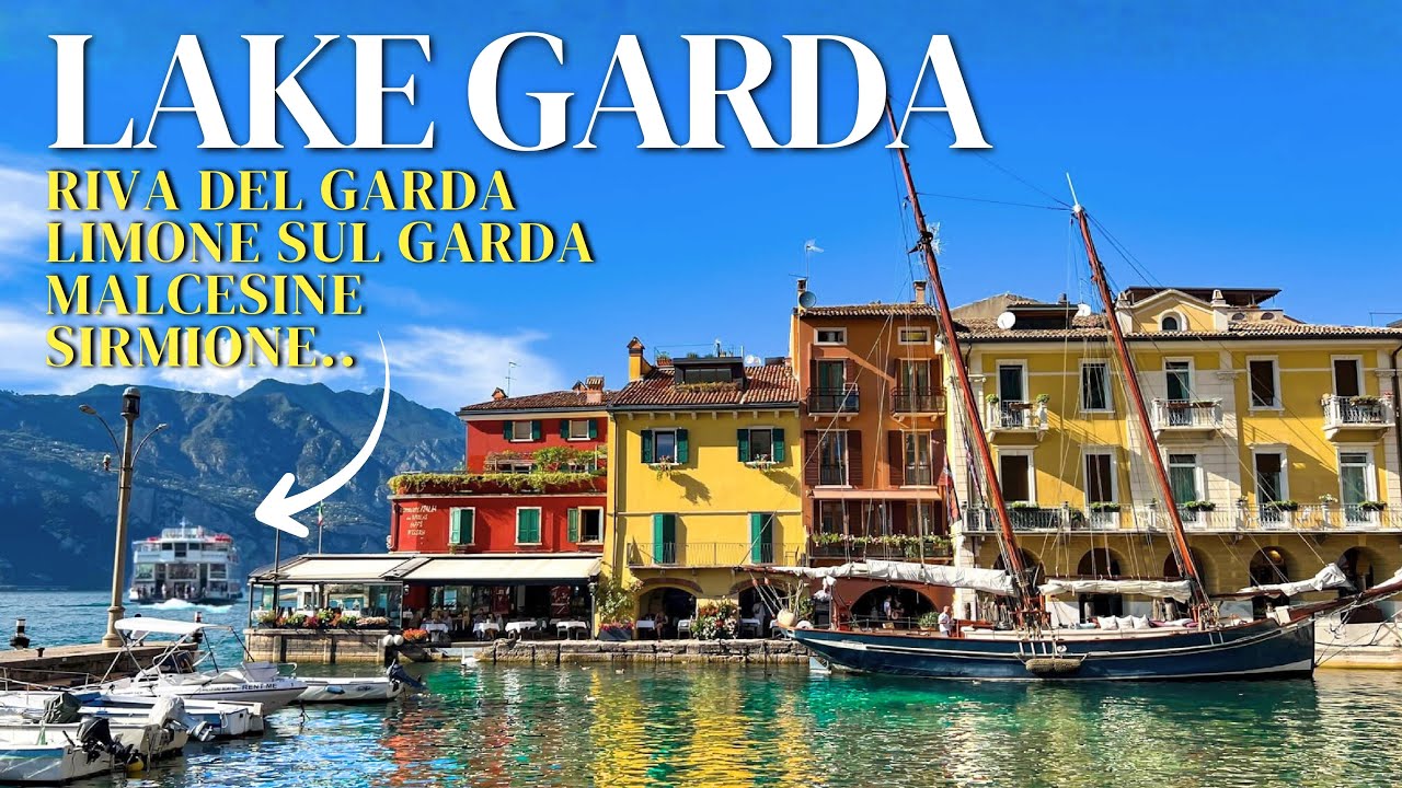 Это самые красивые места для посещения на озере Гарда в Италии? 🇮🇹