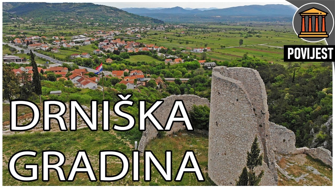 GRADINA DRNIŠ & najzapadniji minaret Osmanskog Carstva [+Ivan Meštrović]