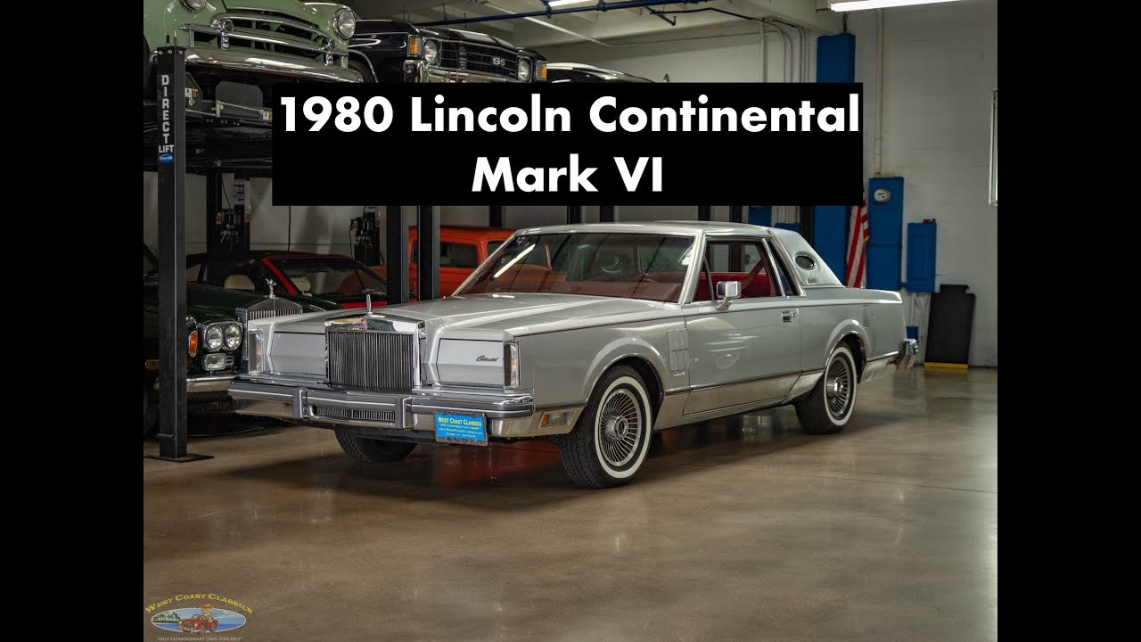 1980 Lincoln Continental Mark VI 'Signature Series' with 9K original miles arrives for sale